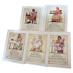 American Girl Happy Birthday Springtime Story Book Set Lot of 5‎ Books Vtg 90s